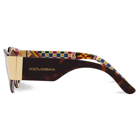 dolce and gabbana half print sunglasses|dolce and gabbana sunglasses vintage.